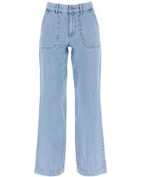 A.P.C. - 'seaside' Jeans With Wide Leg - Lyst