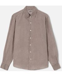 MC2 Saint Barth - Raphael Shirt Pure Linen - Lyst