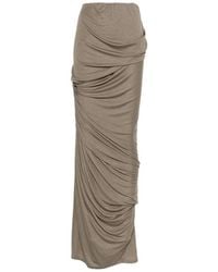 Entire studios - Dia Draped-Design Maxi Skirt - Lyst