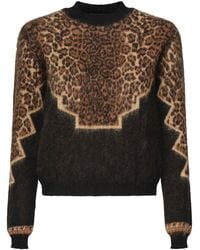 Dondup - Animal Print Sweater - Lyst