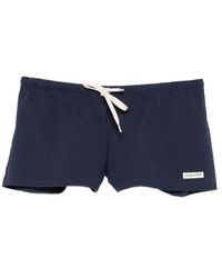 Sporty & Rich - Mini Jersey Drawstring Shorts - Lyst