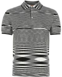 Missoni - Tie-dye Print Cotton Polo Shirt - Lyst