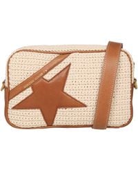 Golden Goose - Star Bag In Crochet Fabric And Leather - Lyst