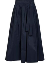 Weekend by Maxmara - Midi Skirt Wkdalpaca Taffeta Polyester - Lyst