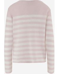 Bruno Manetti - Cashmere Sweater With Striped Pattern - Lyst