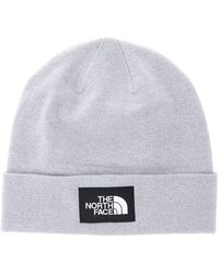 The North Face - Beanie With Logo Patch On The Front - Lyst
