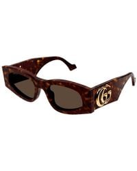 Gucci - Sunglasses Square Full Rim, Havana Frame And Lens Gg1754S002 - Lyst