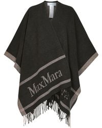 Max Mara - Poncho Hilde Wool Capes - Lyst