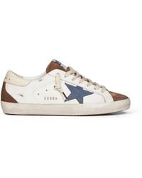 Golden Goose - Leather Super-Star Sneakers - Lyst