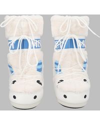 Moon Boot - Icon Little Yeti Boots Polyester Polyvinyl Chloride - Lyst