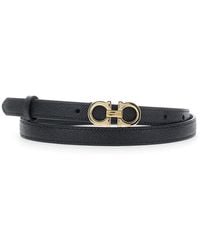 Ferragamo - Belt With Gancini Buckle Closure - Lyst