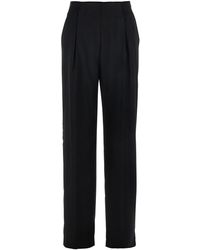 Alberta Ferretti - Trousers With Front Pleats - Lyst