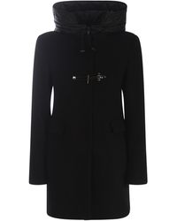 Fay - Coat toggle In Wool Blend - Lyst