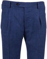 Berwich - Retrolong Pants Virgin Wool Silk Linen - Lyst