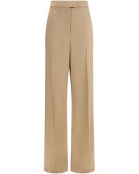 Valentino - Tailored Elegance Pants Double Stretch Duchesse Silk; Elastane - Lyst