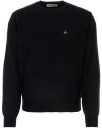 Vivienne Westwood - Cotton Crewneck Sweater - Lyst