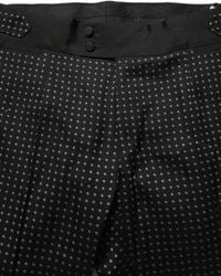 Dolce & Gabbana - Polka Dot Cotton Dress Trouser Pants Polyester Silk - Lyst