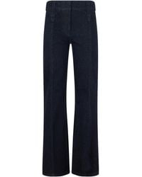 Tory Burch - Straight-Leg Jeans Denim Cotton - Lyst