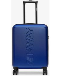 K-Way - Trolley Piccolo Con Logo Luggage - Lyst