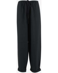 By Malene Birger - Joanni Synthetic Fabric Trousers - Lyst