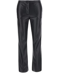 Jucca - Pants High-Waist Ecoleather Trousers - Lyst