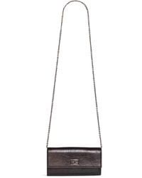 Fendi - Continental With Chain Tube Wallet On Chain - Lyst