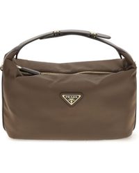 Prada - Mini Handbag Chérie Recycled Polyamide Shoulder Bags - Lyst