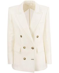 Max Mara - Double Breasted Tailored Jacket - Lyst