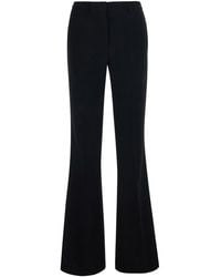 Le Plain - Flare Pants Tech Fabric Trousers - Lyst