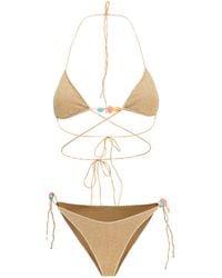 Oséree - Lumière Beads Bikini Polyamide; Elastane Swimwear - Lyst