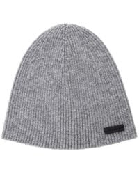Saint Laurent - Grye Beanie With Logo Patch - Lyst