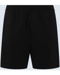 Y-3 - Black Cotton Blend Shorts - Lyst