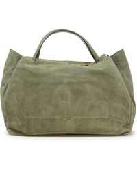 Avenue - Suede Roxanne Shoulder Bag - Lyst