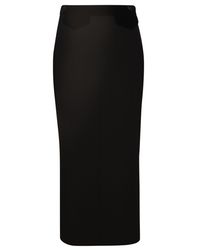 Giorgio Armani - Long Length Fitted Skirt - Lyst
