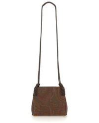 Etro - Libra Arnica Mini Shopping Bag Cotton Shoulder - Lyst
