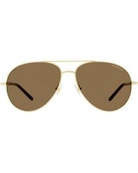 Montblanc - Pilot Sunglasses Mb0068S 001- 61Mm 0068 Metal/Plastic (Acetate) - Lyst