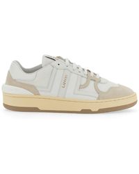 Lanvin - 10Mm Clay Poly & Leather Sneakers - Lyst
