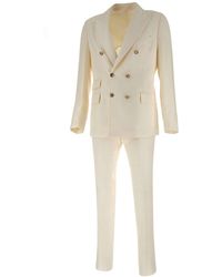 Eleventy - Wool, Linen And Silk Suit Two-Piece - Lyst