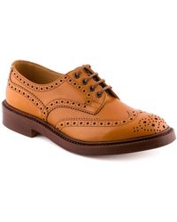 Tricker's - Bourton Acorn Antique Calf Derby Shoe (Leather Sole) - Lyst