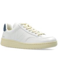 Veja - V-12 Stitch O.T. Leather Sneakers - Lyst