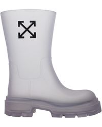 Off-White c/o Virgil Abloh - Lug Sole Rain Boot - Lyst