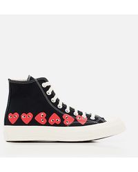 COMME DES GARÇONS PLAY - Comme Des Garçons X Converse High-Top Sneakers - Lyst