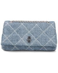 Marc Jacobs - The Quilted Dual Chain Denim Crossbody Bag - Lyst