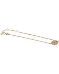 Tory Burch - Miller Pave Pendant Necklace - Lyst