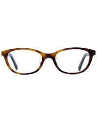Dior - Eyeglasses Oval Full Rim, Shiny Honey Havana Frame And Clear Demo Lenses Lens Spiritor2J2600 - Lyst