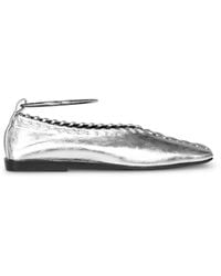 Jil Sander - Ballet Flats Laminated Leather - Lyst