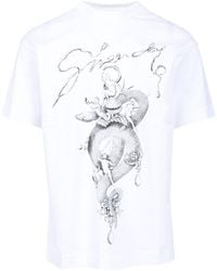 Givenchy - With Chandelier And Snake Print T-Shirt - Lyst
