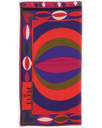 PUCCI - Emilio Square Silk Twill Scarf - Lyst