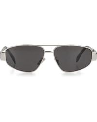 Celine - Triomphe Sunglasses Metal - Lyst