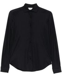 Mazzarelli - Classic Collar Long-Sleeved Shirt Polyamide - Lyst